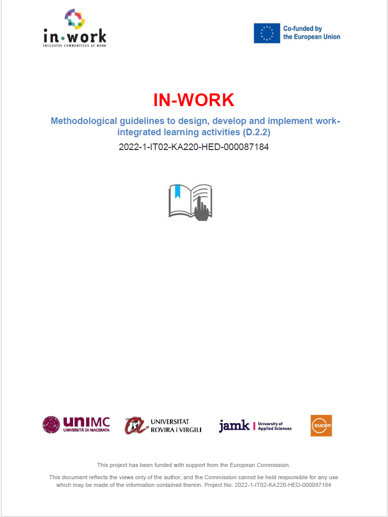 IN-WORK Project Releases Methodological Guidelines for Work-Integrated Learning Activities